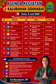 Agenda Tanggal 8 Juni 2026 Sidoharjo